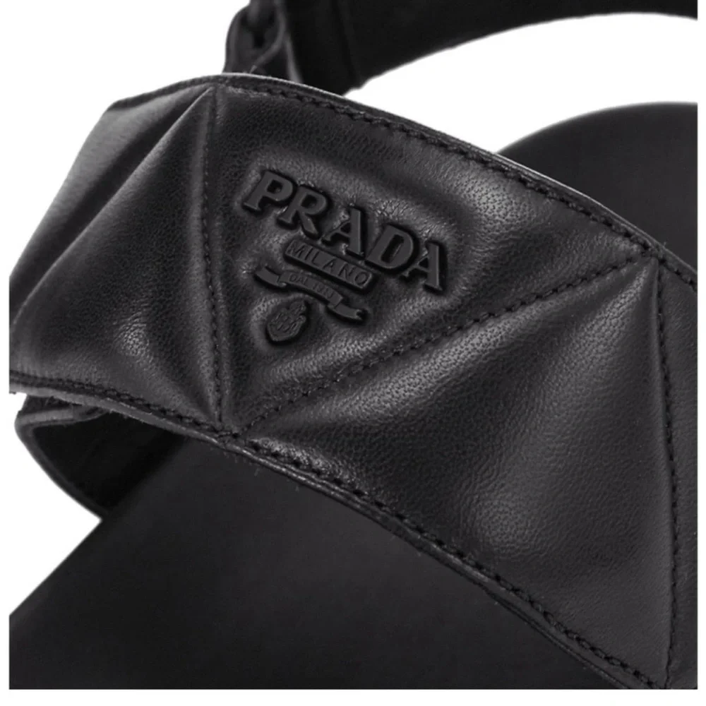 Prada padded leather sports sandals - Picture 11 of 16